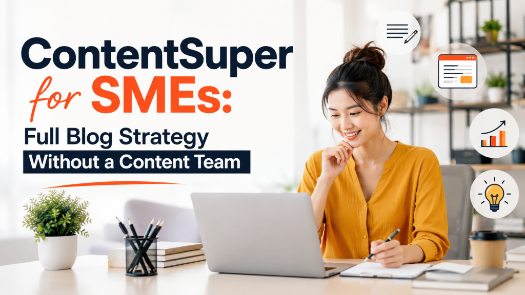 ContentSuper for SMEs: Full Blog Strategy Without a Content Team