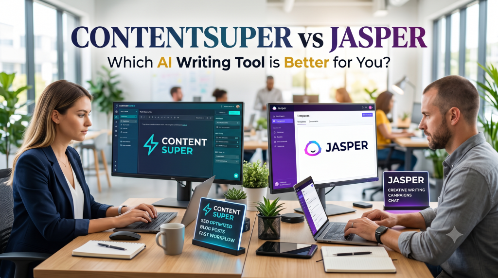 ContentSuper vs Jasper Which AI Writing Tool is Better for You
