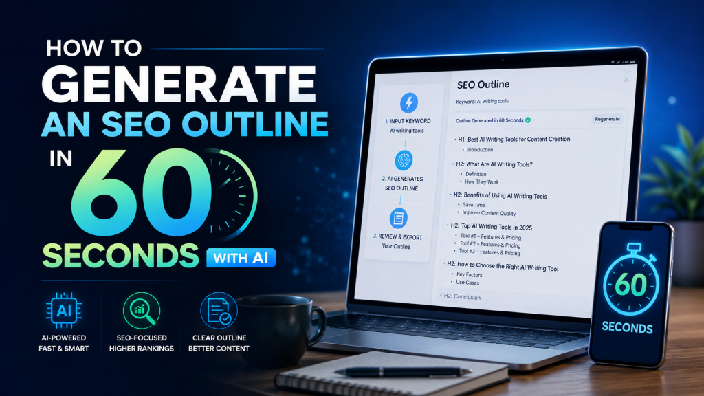How to Generate an SEO Outline in 60 Seconds with AI