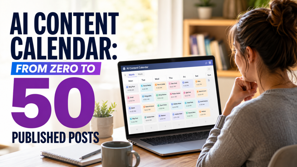 AI Content Calendar From Zero to 50 Published Posts